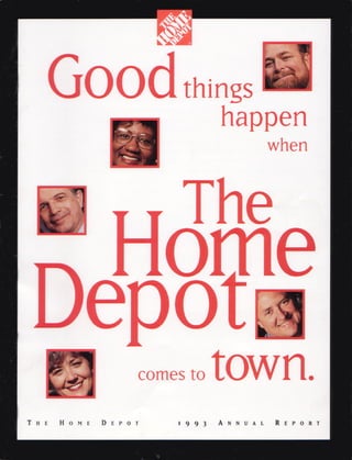 home depot Annual Report 1993
