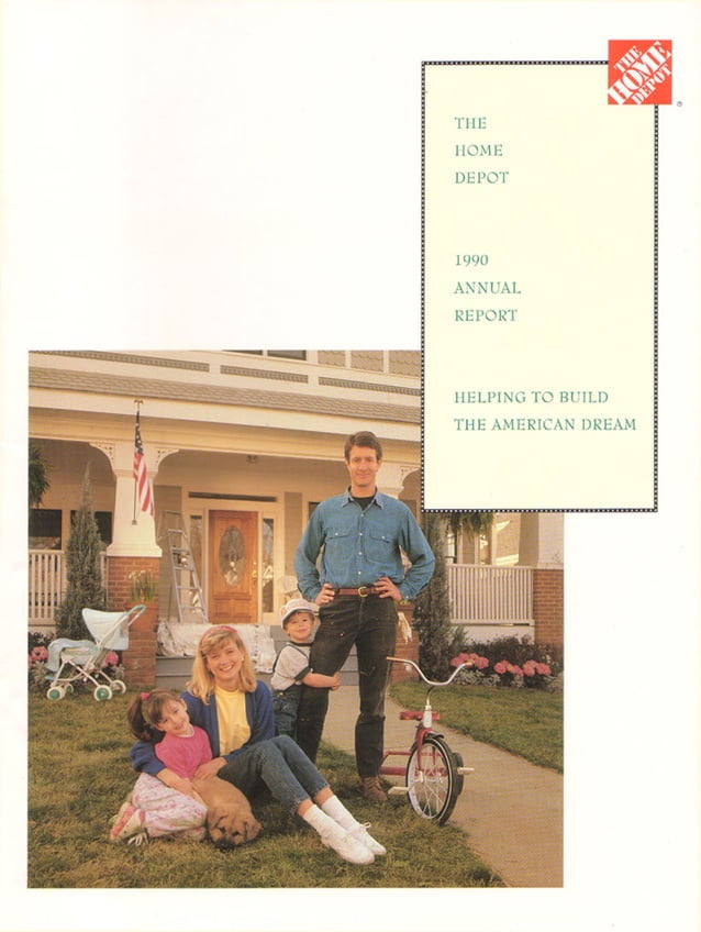 home depot Annual Report 1990 PDF