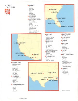 home depot Annual Report 1986