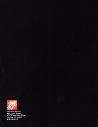 home depot Annual Report 1986