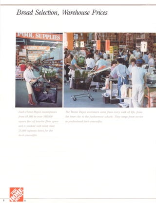 home depot Annual Report 1985