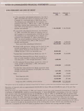 home depot Annual Report 1985