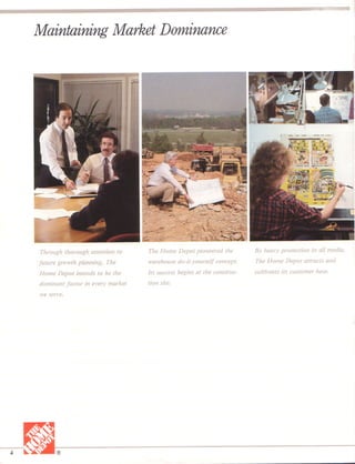 home depot Annual Report 1985