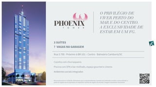 O PRIVILÉGIO DE
VIVER PERTO DO
MAR E DO CENTRO.
A EXCLUSIVIDADE DE
ESTAR EM UM FG.
 