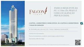 TODO O REQUINTE DA
FG A 550m DA PRAIA E
COM LOCALIZAÇÃO
PRIVILEGIADA.
 