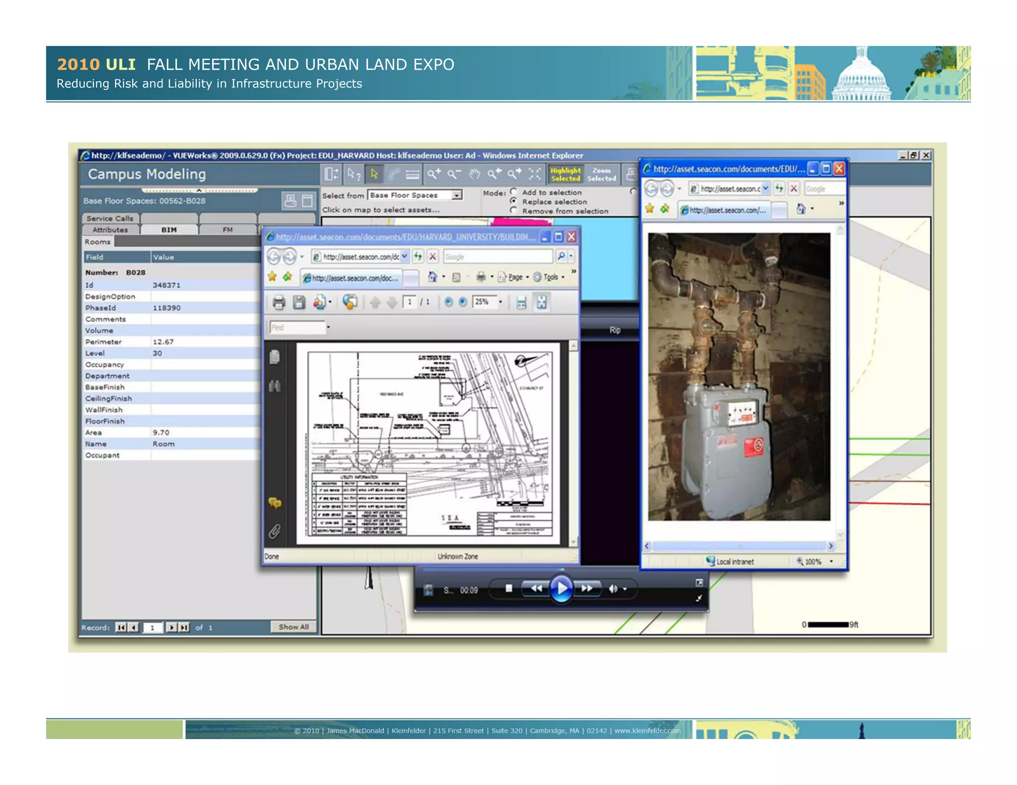 2010 ULI FALL MEETING AND URBAN LAND EXPO
Reducing Risk and Liability in Infrastructure Projects
 