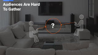 Audiences Are Hard
To Gather
?