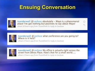 Ensuing Conversation
 