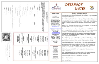 DEERFOOT
NOTES
Let
us
know
you
are
watching
Point
your
smart
phone
camera
at
the
QR
code
or
visit
deerfootcoc.com/hello
Oc...