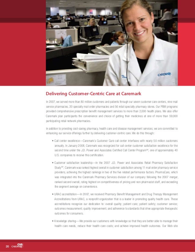 cvs caremark 2007 corporate social responsibility report cvs caremark call center
