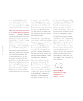 CVS Caremark 2007 Annual Report