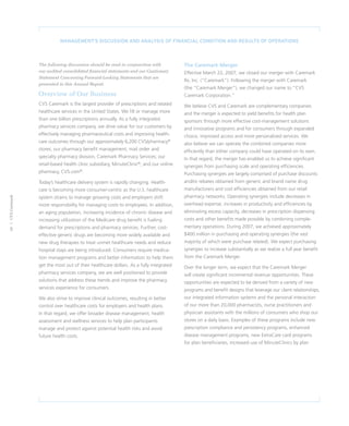 CVS Caremark 2007 Annual Report