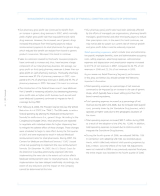 CVS Caremark 2007 Annual Report