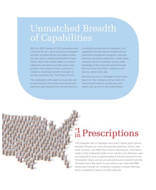 CVS Caremark 2007 Annual Report