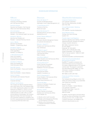 CVS Caremark 2007 Annual Report