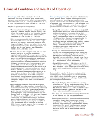 CVS Caremark 2002 Annual Report