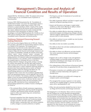 CVS Caremark 2002 Annual Report