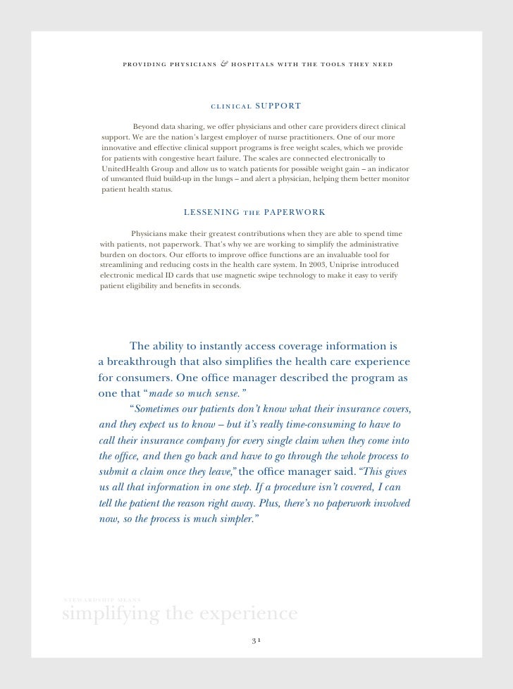 summary annual report sample