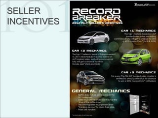 SELLER
INCENTIVES
 