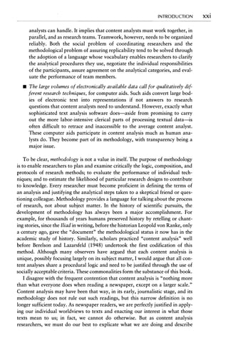 Contention Def Content Analysis An Introduction to Its Methodology 2nd Edition Dr ...