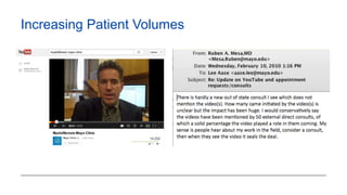 Increasing Patient Volumes
 