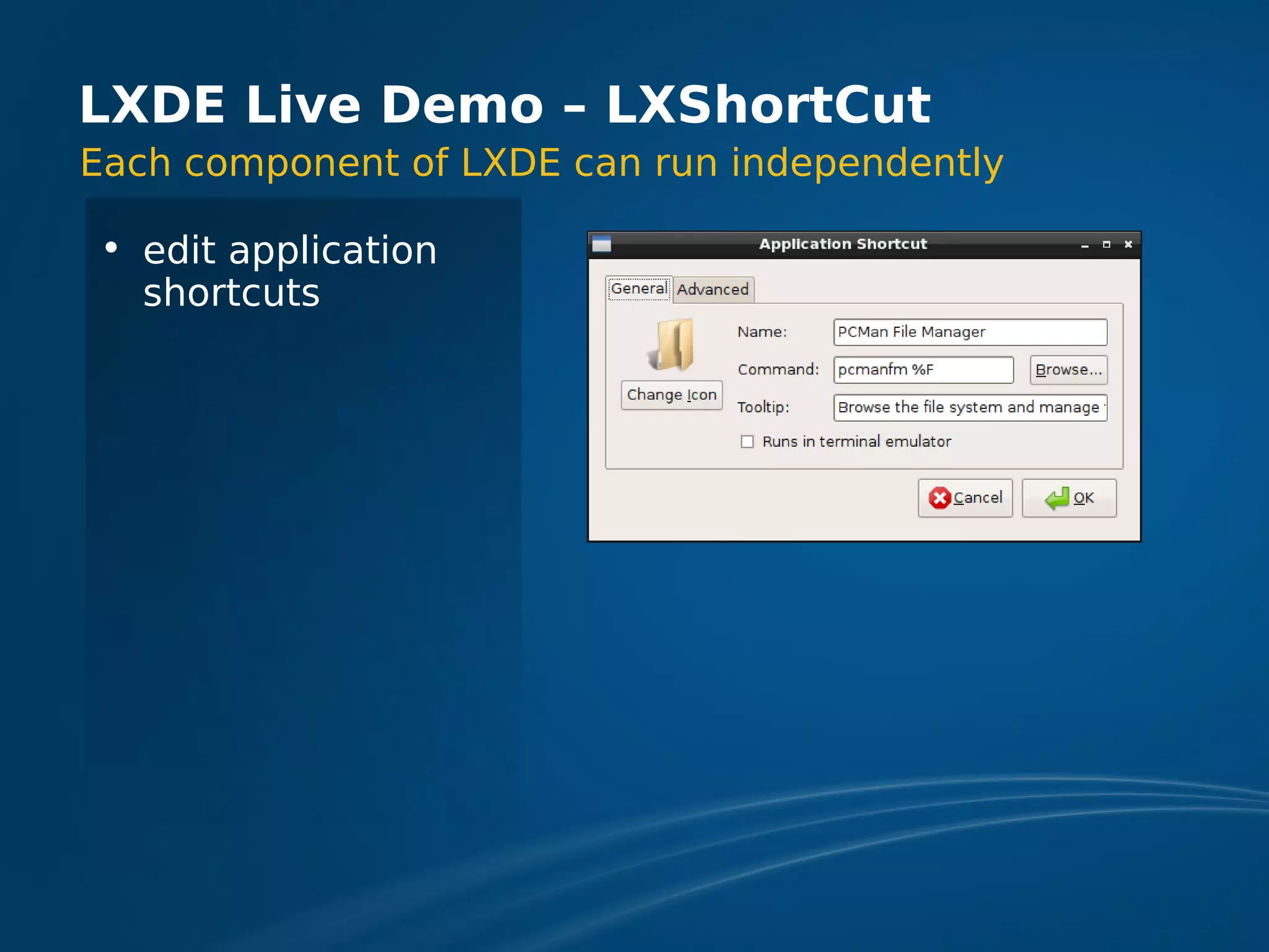 LXDE Presentation at FOSDEM 2009