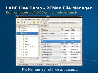 LXDE Presentation at FOSDEM 2009
