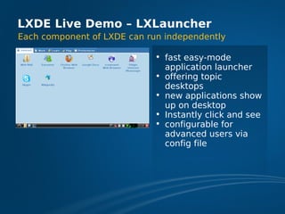 LXDE Presentation at FOSDEM 2009