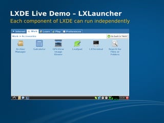 LXDE Presentation at FOSDEM 2009