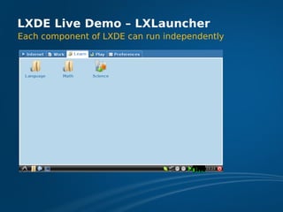 LXDE Presentation at FOSDEM 2009
