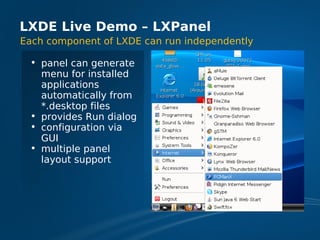 LXDE Presentation at FOSDEM 2009