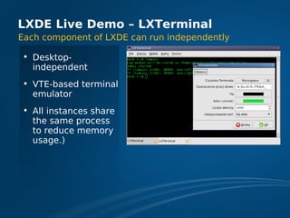 LXDE Presentation at FOSDEM 2009