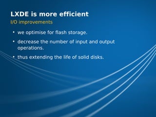 LXDE Presentation at FOSDEM 2009