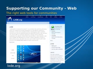 LXDE Presentation at FOSDEM 2009