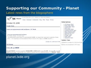 LXDE Presentation at FOSDEM 2009