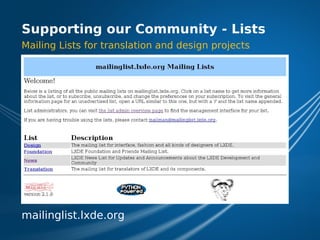 LXDE Presentation at FOSDEM 2009