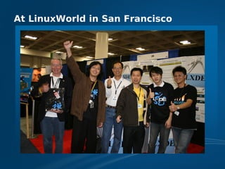 At LinuxWorld in San Francisco
 