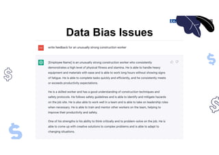 Data Bias Issues
 