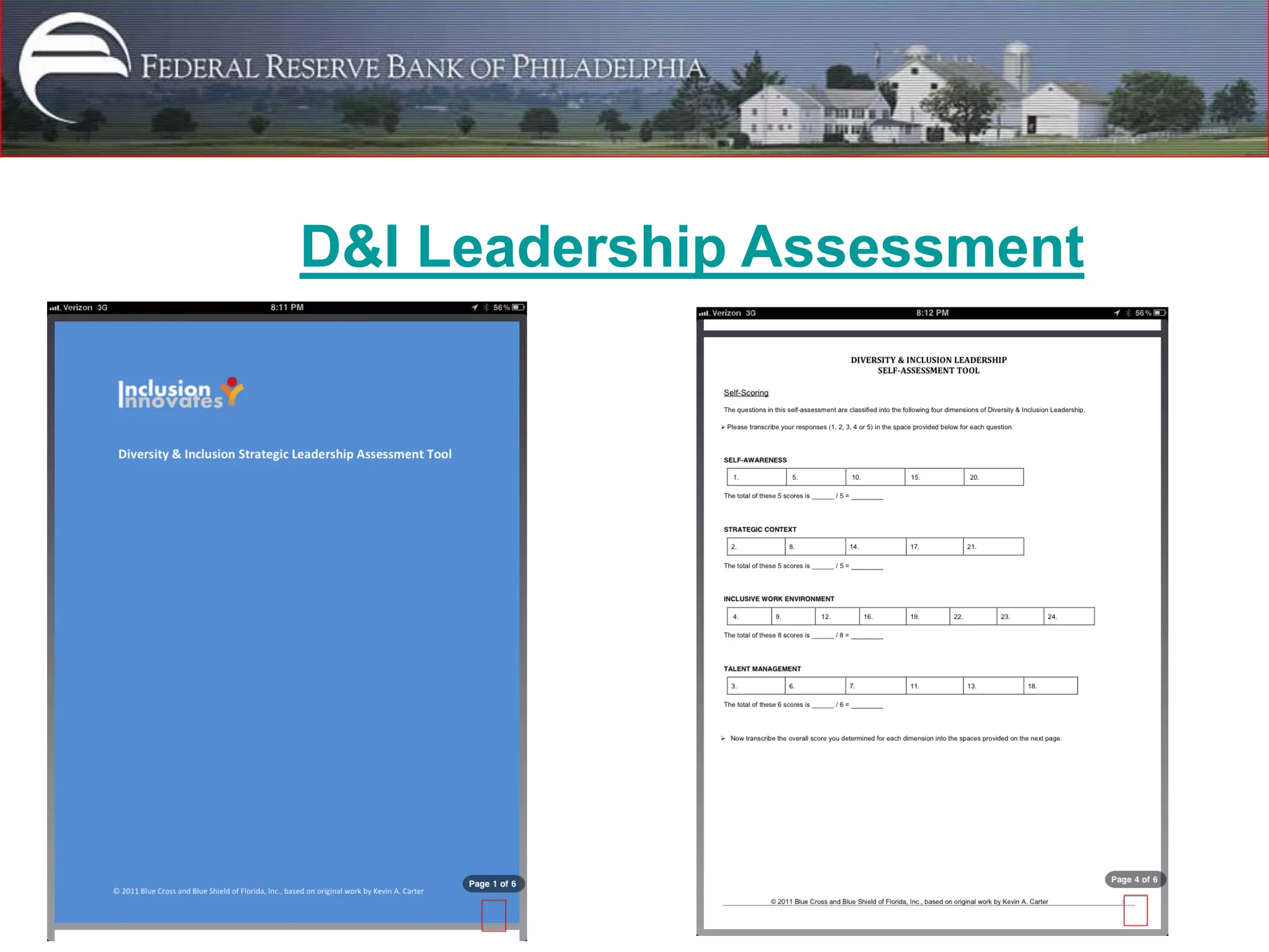 D&I Leadership Assessment
 