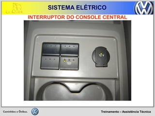 Treinamento – Assistência Técnica 
SISTEMA ELÉTRICO 
INTERRUPTOR DO CONSOLE CENTRAL  