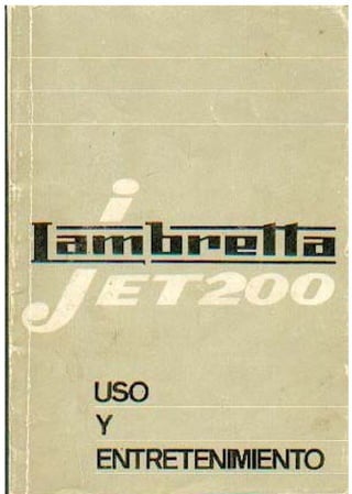 Manual de usuario Lambretta200 jet