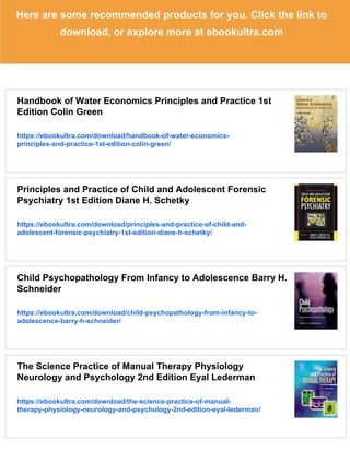 Principles and Practice of Child Neurology in Infancy 2nd Edition Colin ...