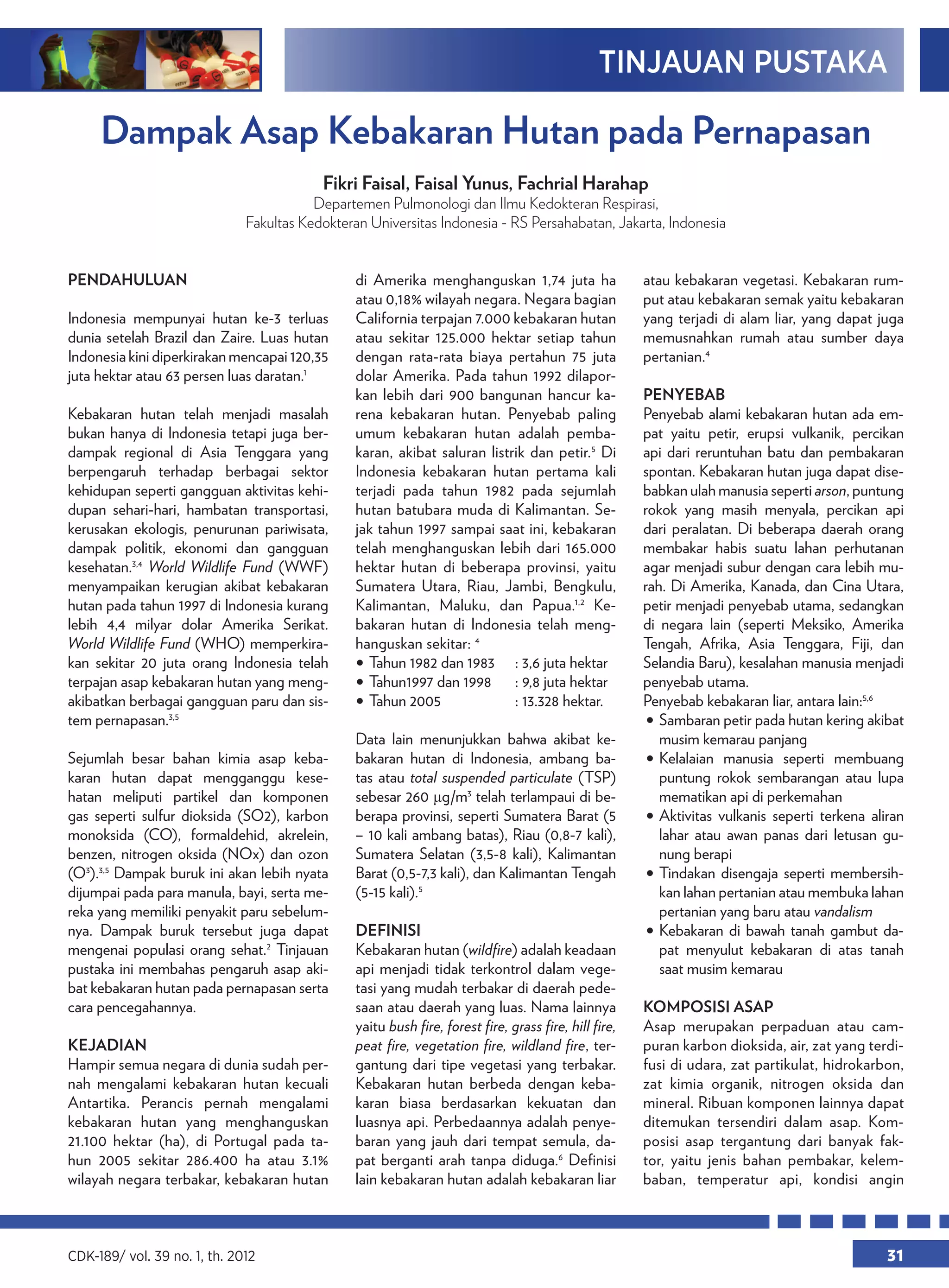 10 189 dampak asap kebakaran hutan pada pernapasan(1) | PDF