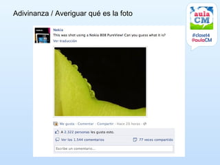 Adivinanza / Averiguar qué es la foto

                                        #clase14
                                        @aulaCM
 