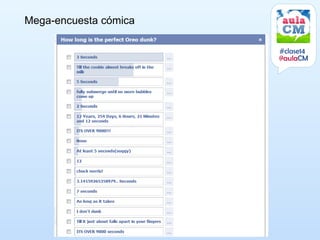 Mega-encuesta cómica

                       #clase14
                       @aulaCM
 