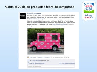 Venta al vuelo de productos fuera de temporada

                                                 #clase14
                                                 @aulaCM
 