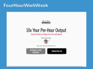 FourHourWorkWeek
 