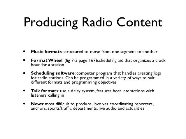101 ch8 radio format clock