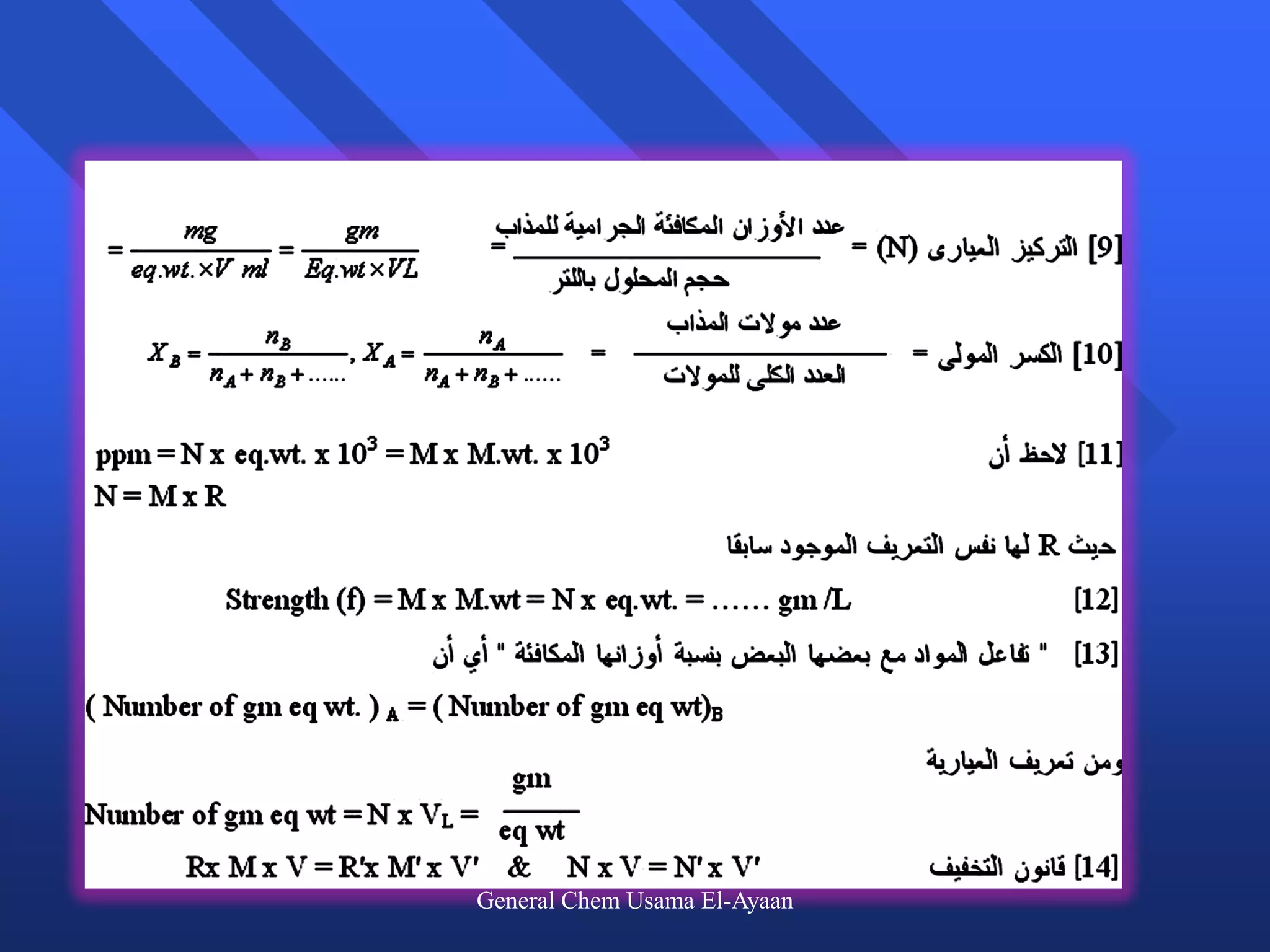 General Chem Usama El-Ayaan
 