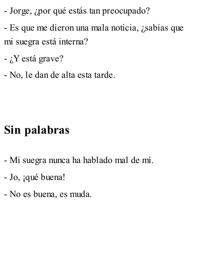 101 Chistes Sobre Suegras En E Desconocido